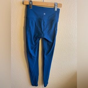 Athleta, Stash Pocket Salutation Tight XXS Teal-green